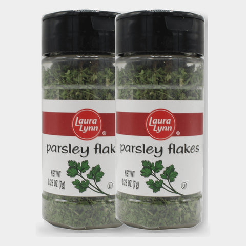 2 Jars Laura Lynn Parsley Flakes, 0.25 oz