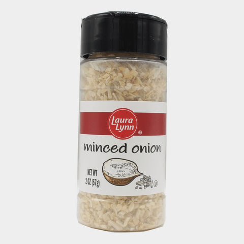 2 Jars Laura Lynn Minced Onion, 2 oz