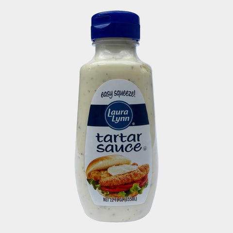 4 Bottles Laura Lynn Easy Squeeze Tartar Sauce, 12 oz