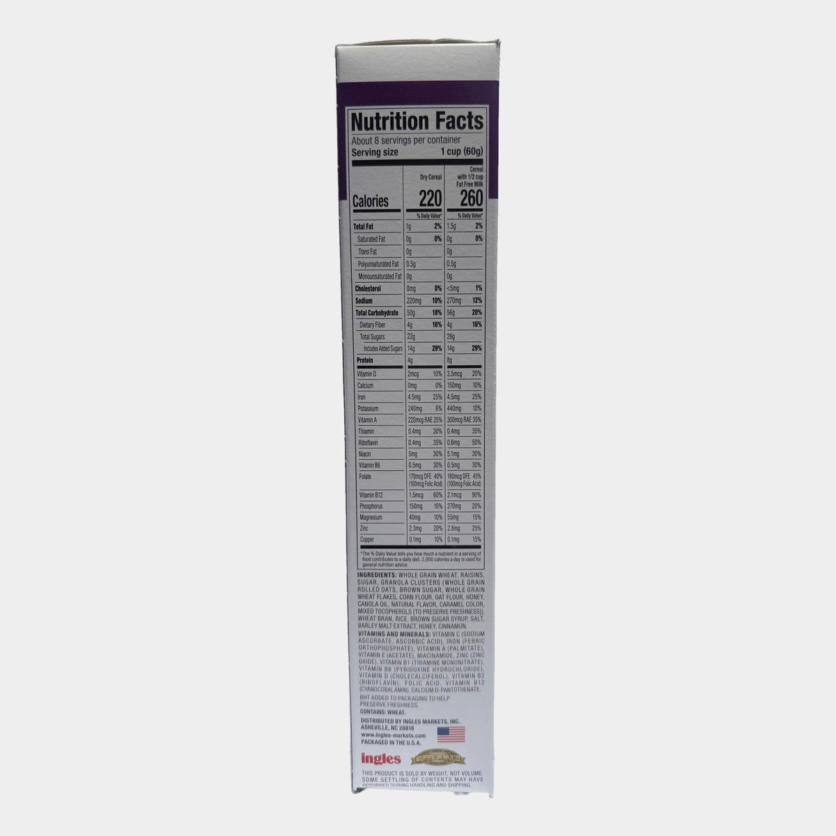 2 Boxes Laura Lynn Crunchy Raisin Bran, 15.9 oz