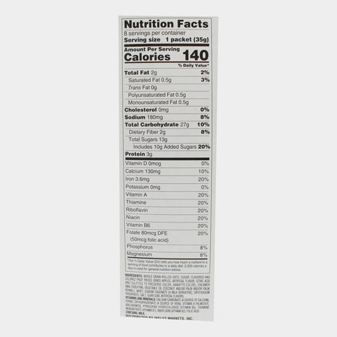 2 Boxes Laura Lynn Instant Oatmeal Peaches and Cream, 9.8 oz
