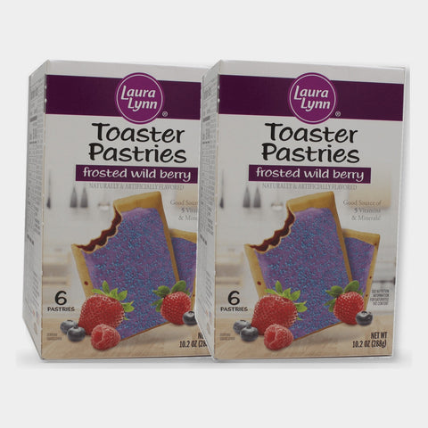 2 Boxes Laura Lynn Frosted Wild Berry Pastries, 10.2 oz