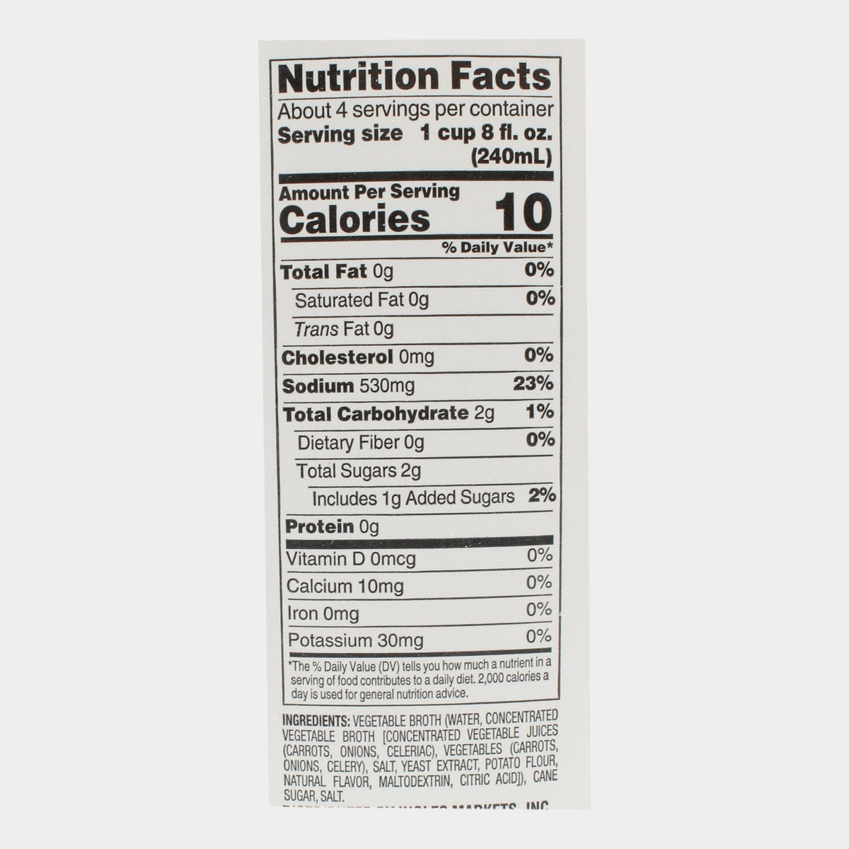 3 Cartons Laura Lynn Vegetable Broth, 32 oz