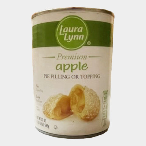 4 Cans Laura Lynn Apple Pie Filling, 20 oz