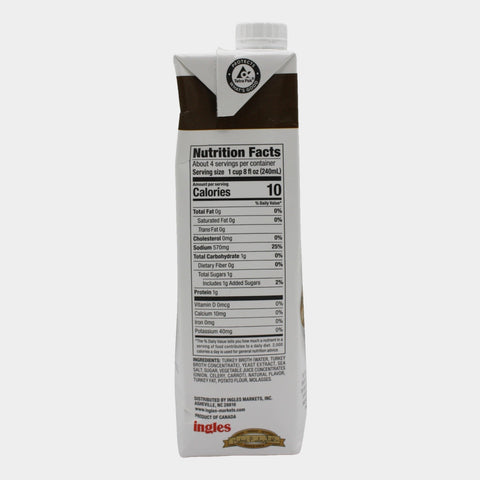 3 Cartons Laura Lynn Turkey Broth, 32 oz