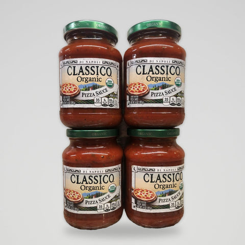 4 Jars of Classico Signature Recipes Organic Pizza Sauce, 14 oz