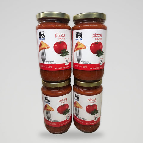 4 Jars of Food Lion Classic Pizza Sauce, 14 oz