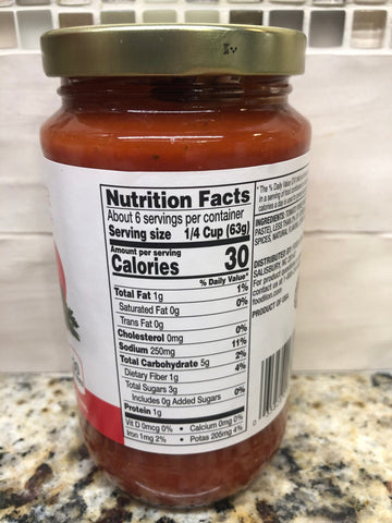 4 Jars of Food Lion Classic Pizza Sauce, 14 oz
