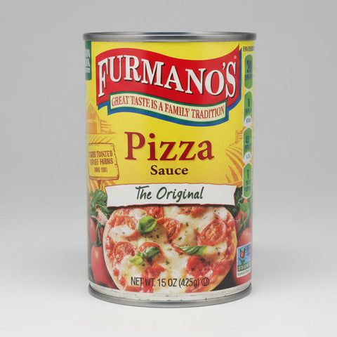 4 CANS Furmano's Homemade Style Pizza Sauce 15 oz Can Tomato Maker Crust