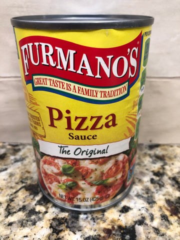 4 CANS Furmano's Homemade Style Pizza Sauce 15 oz Can Tomato Maker Crust