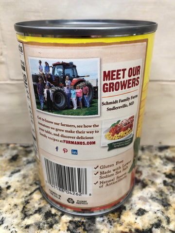 4 CANS Furmano's Homemade Style Pizza Sauce 15 oz Can Tomato Maker Crust