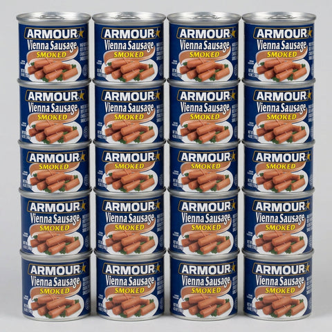 12 Cans of Armour Smoked Vienna Sausage Meat, 4.6 oz