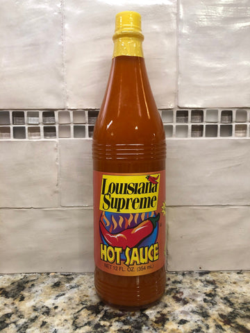 3 Bottles of Louisiana Supreme Hot Sauce, 12 oz