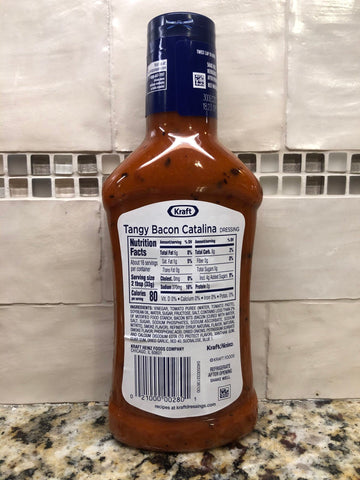 4 Bottles Kraft Tangy Bacon Catalina Salad Dressing 16 oz