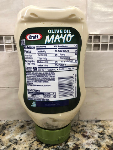 3 Bottles Kraft Reduced Fat Mayo with Olive Oil 22 oz Bottle