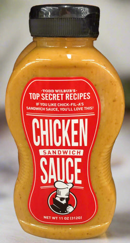 4 BOTTLES Todd Wilbur's Top Secret Recipes Chicken Sandwich Sauce 10 oz Chikfila
