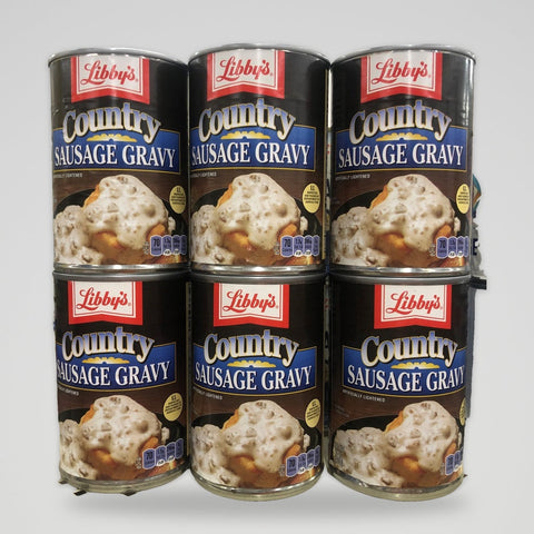 6 Cans of Libby's Country Sausage Gravy, 15 oz