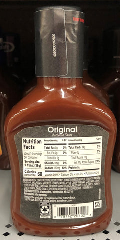 4 Bottles Great Value Original Barbecue Sauce Dip BBQ Pork Brisket