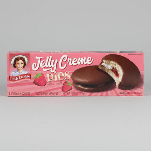 Little Debbie Strawberry Jelly Creme Pies 10 oz Sweet Rolls Cookie