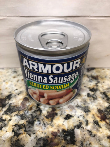 12 Cans of Armour Reduced Sodium Vienna Sausage Meat, 4.6 oz
