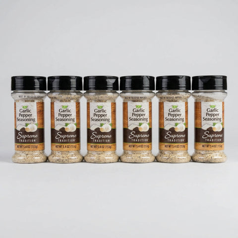 6 Jars of Supreme Tradition Garlic Pepper Seasoning, 12 oz