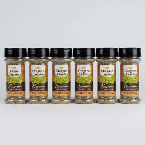 6 Jars of Supreme Tradition Oregano Leaves Seasoning, 1.23 oz