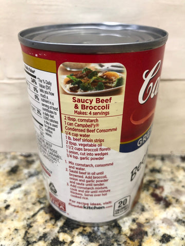 8 Cans of Campbell's Condensed Beef Consomme Soup, 10.5 oz