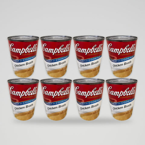 8 Cans of Campbell's Condensed Chicken Broth, 10.5 oz