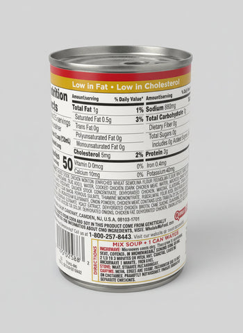 4 CANS Campbell's Condensed Chicken Wonton Soup 10.5 oz Can