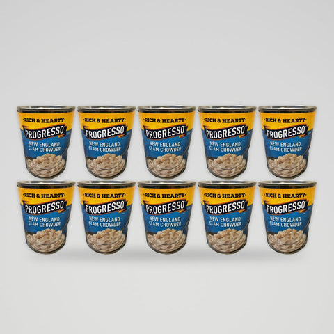 Progresso Rich & Hearty New England Clam Chowder Soup, 18.5 oz Cans