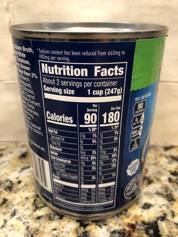 10 Cans of Progresso Reduced Sodium Chicken and Wild Rice Soup, 18.5 oz