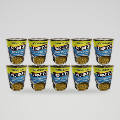 10 Cans of Progresso Vegetable Classics Green Split Pea Soup, 19 oz