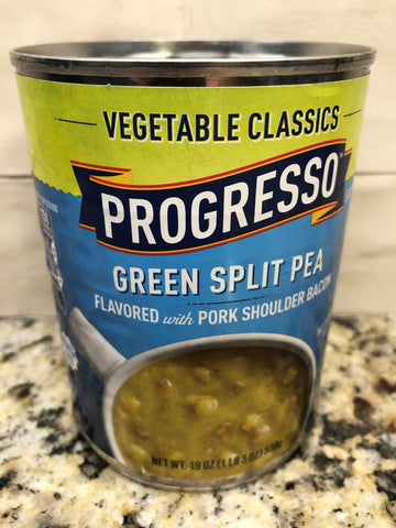 10 Cans of Progresso Vegetable Classics Green Split Pea Soup, 19 oz