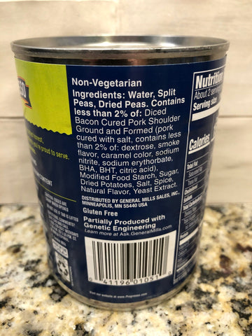 10 Cans of Progresso Vegetable Classics Green Split Pea Soup, 19 oz