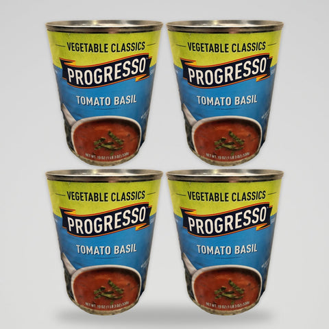 Progresso Vegetable Classics Tomato Basil Soup, 19 oz Cans