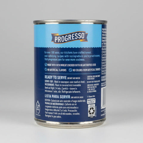 4 CANS Progresso Traditional Creamy Chicken & Mushroom with Barley Soup 18.5 oz Can