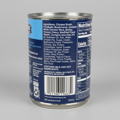 4 CANS Progresso Traditional Creamy Chicken & Mushroom with Barley Soup 18.5 oz Can