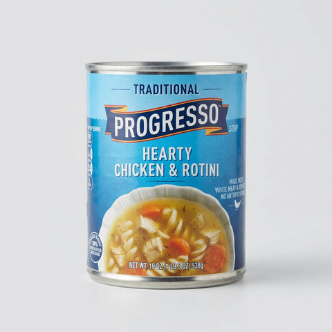 10 Cans of Progresso Traditional Hearty Chicken & Rotini Soup, 19 oz