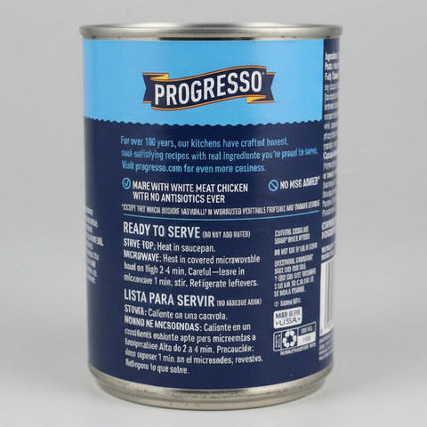 4 CANS Progresso Traditional Chickarina Soup 19 oz Can Chicken Meatballs