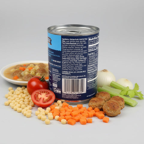 4 CANS Progresso Traditional Chickarina Soup 19 oz Can Chicken Meatballs