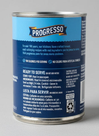10 Cans of Progresso Traditional Manhattan Clam Chowder Soup, 19 oz