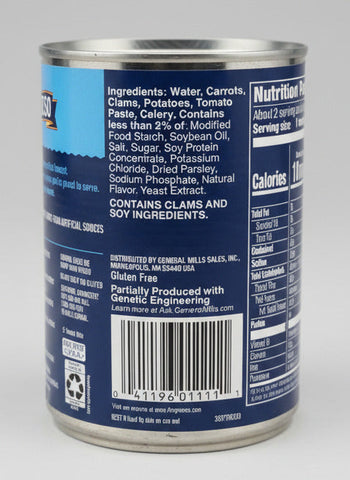 4 CANS Progresso Traditional Manhattan Clam Chowder Soup 19 oz Can