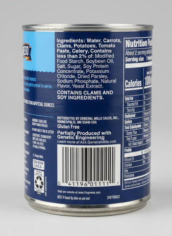 10 Cans of Progresso Traditional Manhattan Clam Chowder Soup, 19 oz