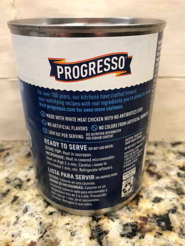4 Cans of Progresso Light Zesty Santa Fe Style Chicken Soup, 18.5 oz
