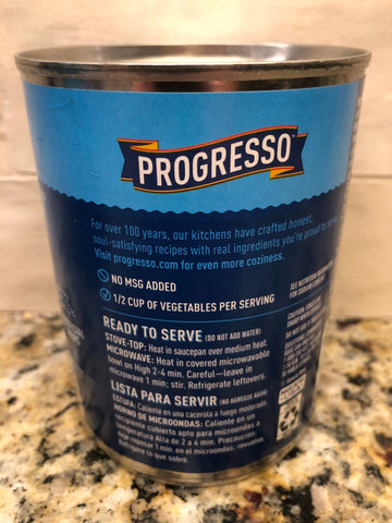 4 Cans of Progresso Traditional Creamy Tomato With Penne Soup, 18.5 oz