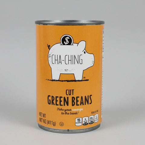 6 CANS Cha Ching Cut Green Beans 14.5 oz Can Snapped String