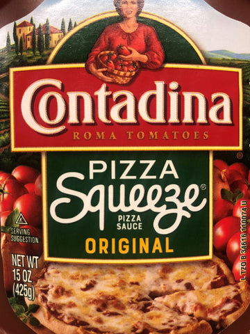 4 Bottles of Contadina Pizza Squeeze Original Sauce, 15 oz