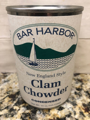 6 Cans of Bar Harbor New England Style Clam Chowder Soup, 15 oz