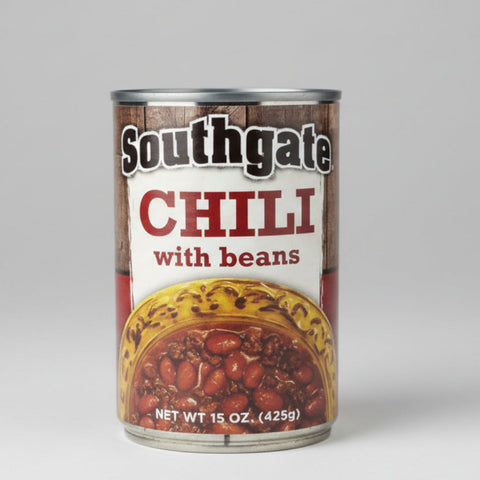 6 CANS SouthGate Foods Chili with Beans 15 oz Can Sauce Recipe