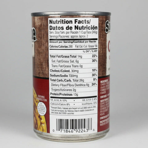 6 CANS SouthGate Foods Chili with Beans 15 oz Can Sauce Recipe